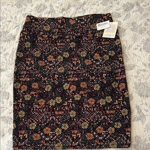 LuLaRoe Women's Multicolor Patterned Pencil Skirt